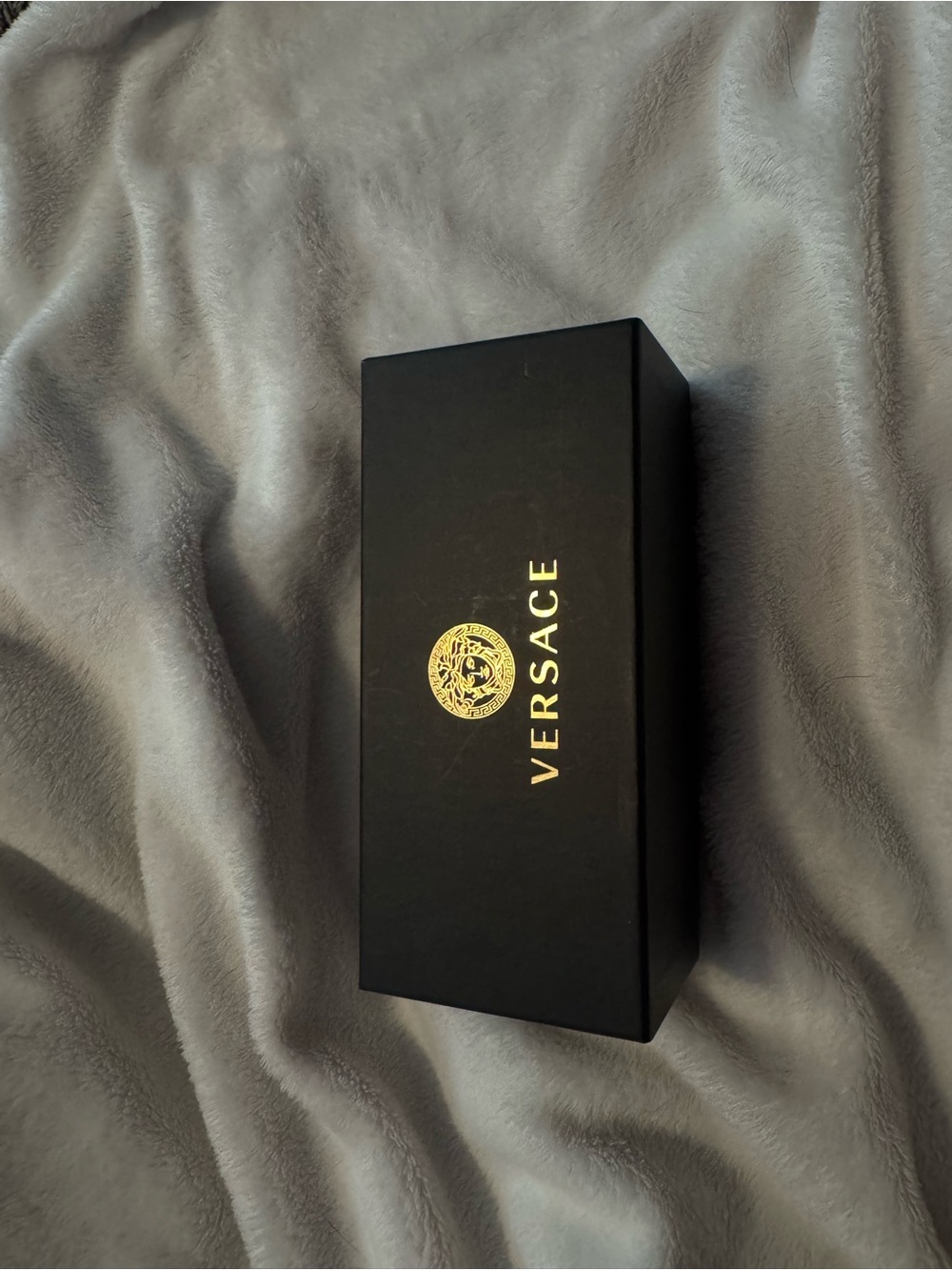 Versace Black and Gold Sunglasses Case Box
